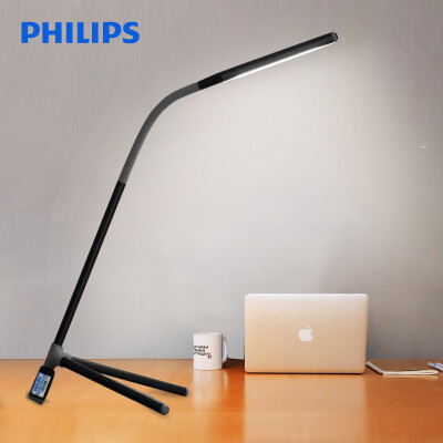 

Jingdong supermarket] Philips (PHILIPS) LED desk lamp interior study lamp deep gray cool red 1.5W 4000K 66046