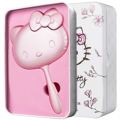 

HELLO KITTY pink metal handle make-up mirror 520 gift Valentine&39s Day gift metal gift box packing capture girl heart KT1404