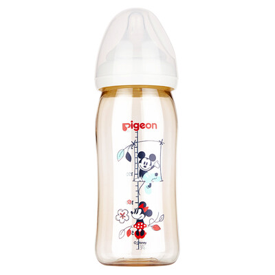 

Pigeon bottle AA164 Disney natural wide-angle PPSU painted plastic baby bottle 240ml with L pigeon pacifier Mickey Minnie - dating