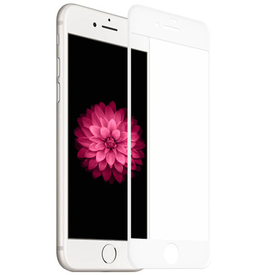 

Wyatt 3D full screen Apple 6s 6 tempered film full screen cover iPhone6s 6 tempered film 3D carbon fiber soft side HD mobile phone protective film white
