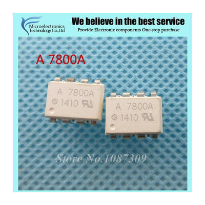 

10PCS free shipping A7800A 7800A HCPL7800A HCPL-7800 A7800 DIP-8 Amplifiers 45 - 55 SV 8 dB photoelectric coupler new original