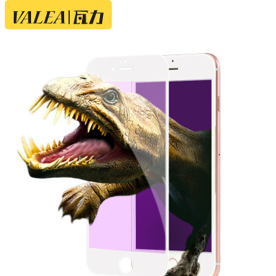 

[] Настенные три (Валя) Apple 6 / 6с стали Мембраны iPhone 6с / 6 закаленных мягкого край полноэкранного 3D фильма покрытия анти-синего стальной фильма четкости белого фильма
