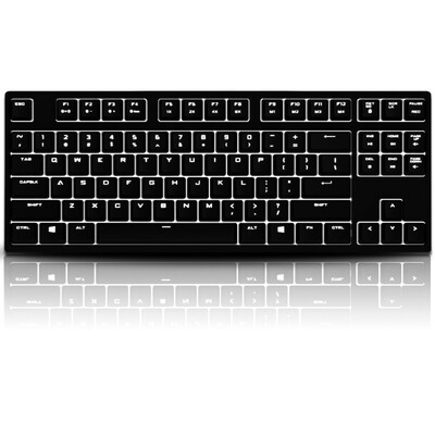 

CoolerMaster Flame Gun Series Aurora Edition Механическая игровая клавиатура Черный красный вал