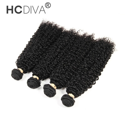 

Brazilian Kinky Curly Hair HCDIVA Hair Products Human Hair Bundles Brazilian Kinky Curly Virgin Hair Weave 4 Bundle Deals