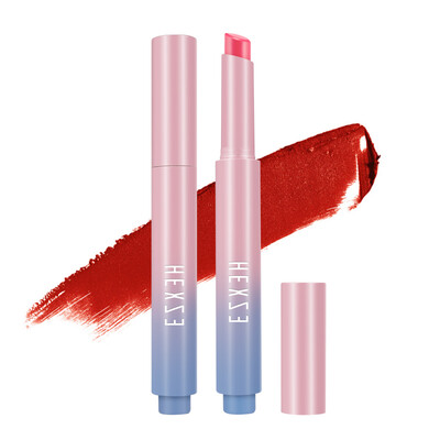 

Han Xizhen HEXZE fresh saliva push lipstick 2g 02 Begonia powder ladies lipstick moisturizing do not fade does not stick the cup