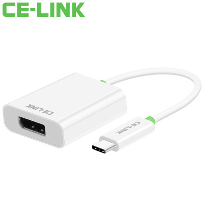 

CE-LINK 1103 Type-C to DP converter adapter USB-C31 to DisplayPort adapter MacBook projector TV connector White