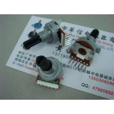 

161 -type double vertical potentiometer B100K with midpoint 6 feet