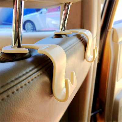 

Interesting car seat hooks beige 4 loaded with 20kg load-bearing car seat back car hook