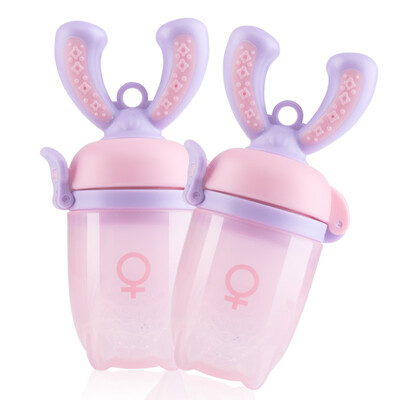 

Jingdong Supermarket Shus SNUG food bite music teeth baby molars fruit&vegetable food supplement baby fruit pacifier bite bag princess powder 2 Pack