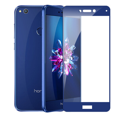 

[2 шт.] Langke Huawei слава 8 Молодежная версия закаленная пленка полноэкранная закаленная пленка высокого разрешения взрывозащищенная стеклянная пленка телефон защитная пленка экранная пленка (синий)