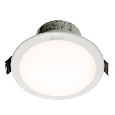 

Simon SIMON LED Downlight Ceiling Light ivory White 4 Watt White White Hole 75-85 cm Crystal Can Series