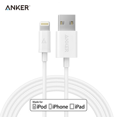 

Anker Anke MFi сертификация 7/6 / 5s Apple data cable 1,8 м белый сотовый телефон зарядное устройство шнур питания поддержка iphone5 / 6s / 7P / SE / ipad airmini