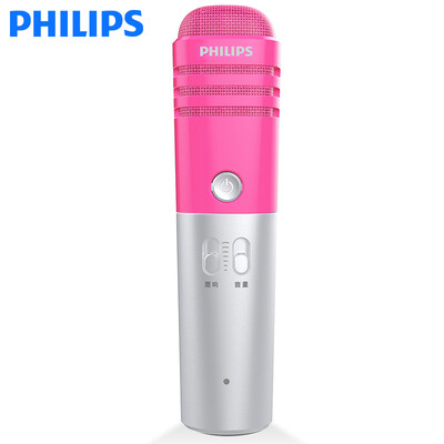 

Philips (PHILIPS) K38002 микрофон для мобильного телефона, чтобы спеть все песни K универсальный микрофон Apple Andrews конденсаторный микрофон звуковой компьютер K песня молодежная версия rose red
