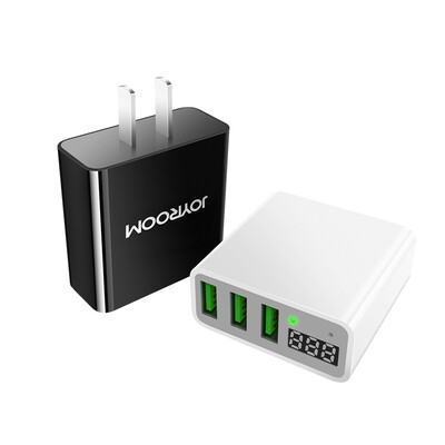 

Machine Hall HKL-USB32 digital display 5V 3A travel charger Apple Andrews Universal multi-port fast charge plug white