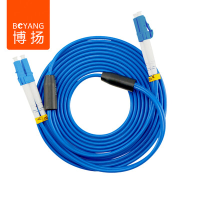 

Bo Yang BOYANG BY-K10552SM carrier-grade armored fiber jumpers transceiver pigtail 10 meters LC-LC single-mode dual-core