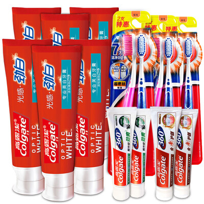 

Гао Lujie (из Colgate) демона Hyun Baixiao Rong супер набор (ощущение легкой свежести Отбеливающая зубная паста 6 ультра-тонкий провод 720g + 6 + 360 ° Зубная щетка Зубная паста 4)
