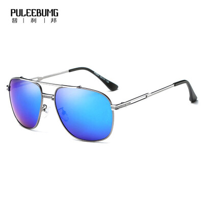 

PuLeeBumG 2017 tide sunglasses male polarized mirror handsome sunglasses driver mirror driving mirror PC0080