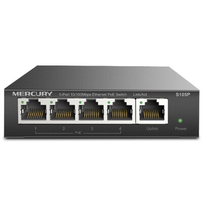 

Ртуть (Меркурий) S105P новый пятьсот четыре переключателя POE