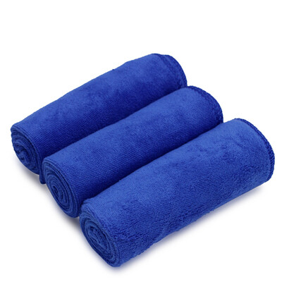 

Ogilvy car wash towel cleaning cloth car supplies special thickening absorbent lint size multi-function brush towel blue purple coffee three loaded