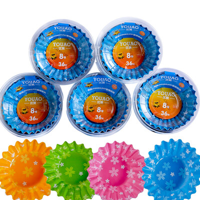 

YOUAO PET Baking Tools High Temperature Paper Cup Oven Bakery Cupcake Cake No 6 Paper Supplied 240pcs UZT6-240