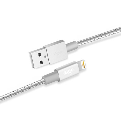 

Патриот (Aigo) сертификация MFi L008 Apple, линия передачи данных 6 / 5s / 7 телефона быстрой зарядки USB кабель поддержка зарядной устройство линия iphone5 / 6s / 7Plus / SE / Ipad про 1,2 Mi серебра