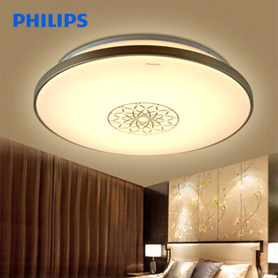 

Philips PHILIPS LED ceiling lamp living room study bedroom modern simple lighting decorated sub-dimming champagne Yue Chen 30W without remote control