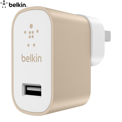 

BELKIN F8M731yzGLD 2.4A Universal Fast Charge Adapter Gold