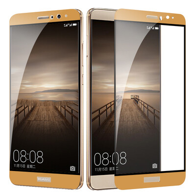 

[2 шт.] Langke Huawei mate9 закаленная пленка полноэкранная закаленная пленка высокого разрешения взрывозащищенная стеклянная пленка телефон защитная пленка экранная пленка (золото)