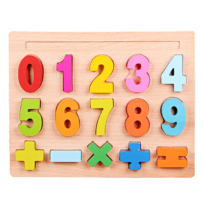 

BABAMAMA Wooden puzzle for studing alphabet and numbers B5007