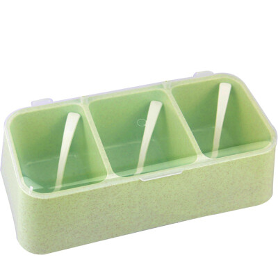 

Jingdong Supermarket Camellia fine three grid seasoning box 2556