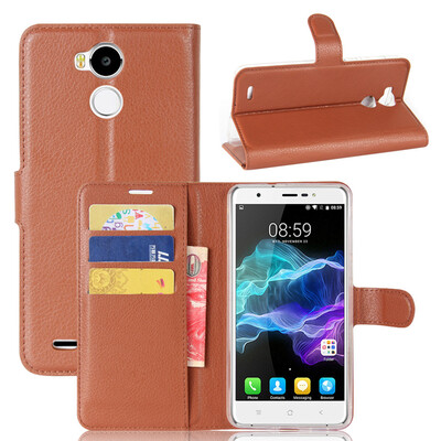 

GANGXUN Blackview R6 Чехол из высококачественной кожи PU с флип-обложкой Kickstand Anti-shock Кошелек для Blackview R6