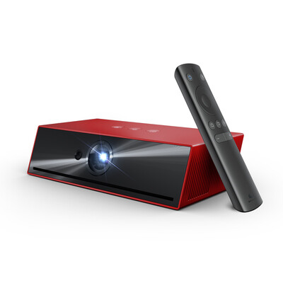 

Micro кит (Уэйли) домашний проектор проектор куб K1 (разрешение 720P HD AF AI голос телефон / Micro / портативный проектор)) коралловый