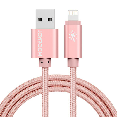 

Поле машинной музыки Кабель для передачи данных Apple / зарядная линия Сертификация MFI Линия зарядки молнии 1,2 метра для iPhone8 / 7 / 6s Plus / SE / ipad rose gold