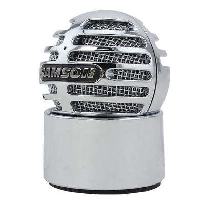 

SAMSON (Метеор) Метеоритный сферический мини-USB-конденсаторный микрофон Настольный компьютер для настольных систем записи Silver