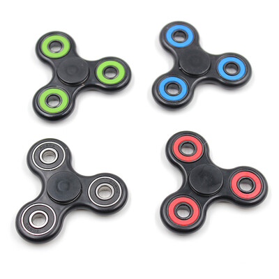 

1шт Finger Gyro Hand Spinner Tri-Spinner Fidget Hand Spinner Камуфляж Многоцветный EDC Focus Toy для детей и взрослых цветной случайный