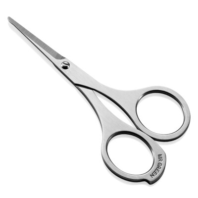 

Craftsmanship MrGreen -2005 nose hair scissors mens nose hair trimmer round head stainless steel multi-function hair trimmer scissors