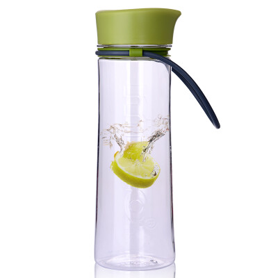 

【Jingdong Supermarket】 MIGO plastic water cup 0.47L portable leak-proof student sports cup lemon hand cup