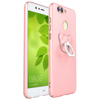 

ESCASE NOVA2 Plus Huawei телефона оболочка отправить кольцо пряжки двухсторонних выпечек все включено DROP жестких оболочки защитного рукав розового леди