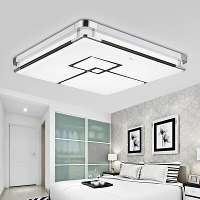 

TCL LED Ceiling Light Square 30W three-stage dimming new Chinese bedroom lamp study lighting fixture square 530 520 H100mm