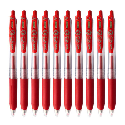 

Zebra brand ZEBRA JJS15-R press the pen pen pen 04mm red 10 loaded