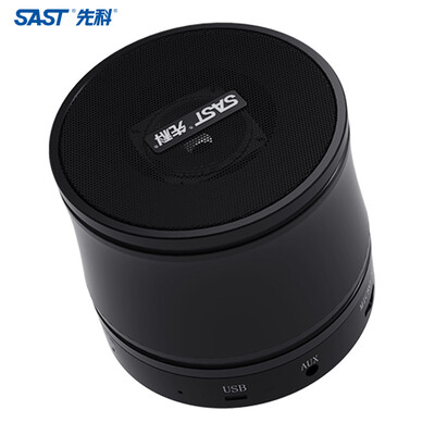 

SAST T8 wireless Bluetooth audio portable mini computer speaker phone hands-free phone FM radio card small steel gun black