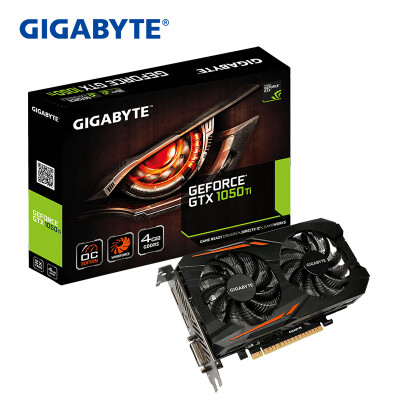 

Gigabyte GIGABYTE GTX 1050Ti OC 1316-1430MHz 7008MHz 4G 128bit GDDR5 graphics card