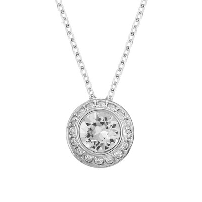 

SWAROVSKI Swarovski кристально чистый серебристый цвет текстуры ожерелье 1081938