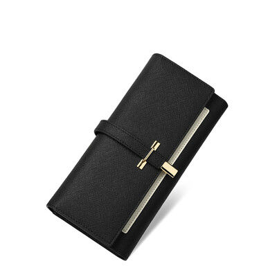 

CallagHan leather long wallet womens gold-plated diamond temperament dinner clutch wallet KW3161021 pink