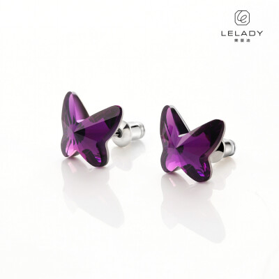 

LELADY Dangle Drop Hoop Stud Spike Clip on Earrings Made with Swarovski Crystals and 925 Sterling Silver, Gift for Women