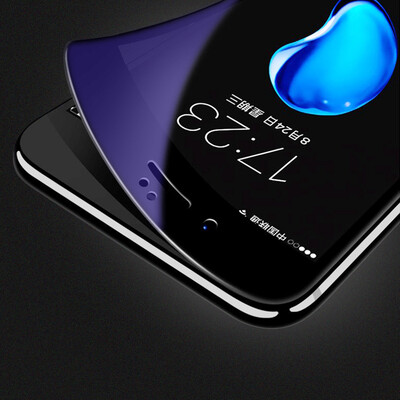 

Three-piece-3D anti-blue full-screen Smorss Apple 6s 6 tempered film full-screen coverage iPhone6s 6 tempered film 3D carbon fiber soft side HD mobile phone protective film black