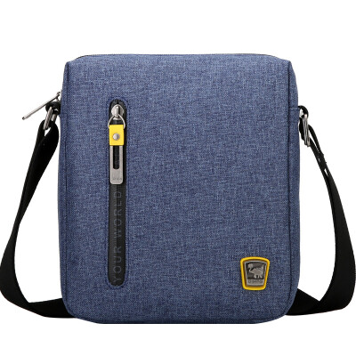 

AiWAS casual fashion shoulder bag fashion Messenger bag outdoor sports mens bag 5550 two-color blue