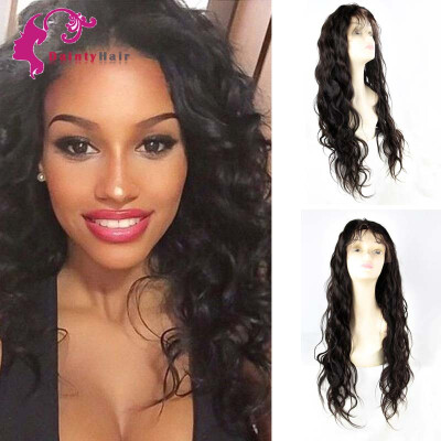 

8A Lace Front Human Hair Wigs With Baby Hair Body Wave Wig Malaysian Hair Wigs For Black Women Natural Color