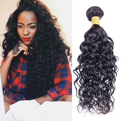 

8A Peruvian Virgin Hair Water Wave Virgin Peruvian Hair Curly Weave Human Hair Peruvian Curly Virgin Hair 3 Bundle Deals Extension