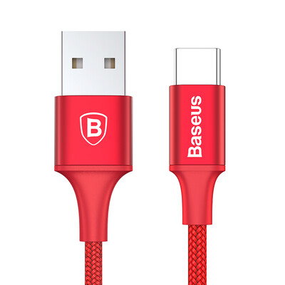 

Times the speed series USB-A output Type-C fast charge data cable charging line (indicator) 2A 25CM red